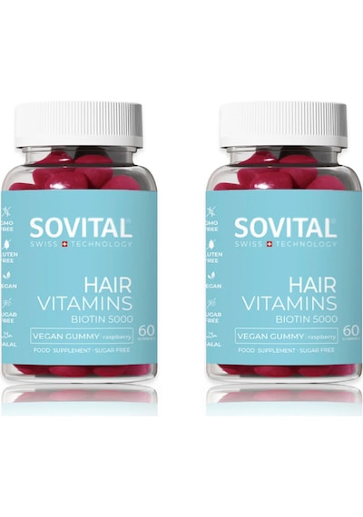 Sovital Hair Vitamins Swiss Technology 2 x 60 Vegan Gummies
