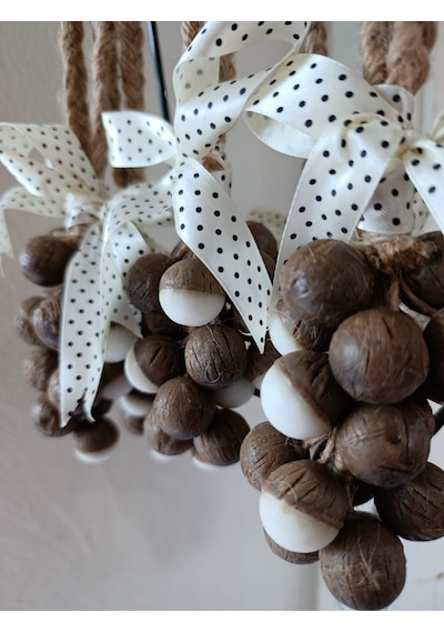 Coconut Salkım Sabun, Dekoratif Salkım Sabun, Hediyelik Sabun, Hindistan Cevizi Sabunu, Salkım Sabun Modelleri.