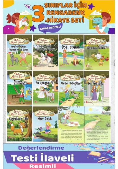 3.sınıf Okumayı Sevdiren 10 Lu Hikaye Seti 4 48-68 Sayfa