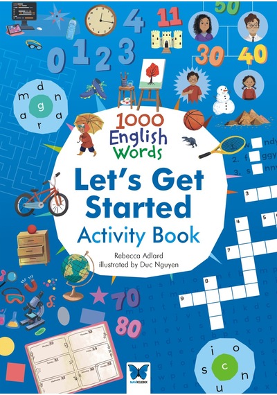 1000 English Words Activity Book: Let's Get Started Mavi Kelebek Yayınları