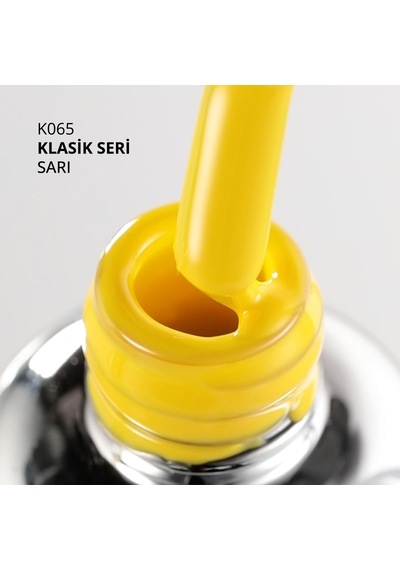 Kalıcı Oje K065 Limon Sarısı 10 Ml