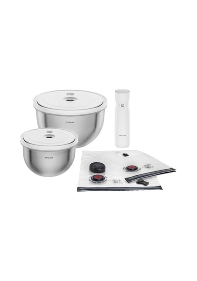 Zwıllıng Fresh & Save Bowls Vakumlu Saklama Kabı Başlangıç Seti Paslanmaz, Çelik, M/l, 9 Parça Diğer