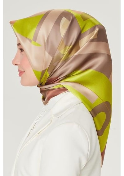 Armine İpek Eşarp Nostalji - 8526-25 Fıstık Twill Fıstık