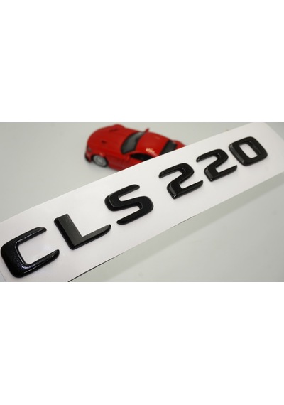 CLS 220 Bagaj Parlak Siyah ABS 3M 3D Yazı Logo