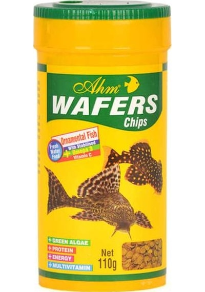 Ahm Wafers Chips 250 ML - Vatoz ve Çöpçü Balığı Yemi