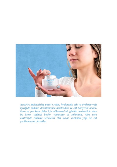 Hyaluronik Asit & Aloe Vera Içeren Nemlendirici Ve Yenileyici Yüz Kremi - Moisturizing Boost Cream