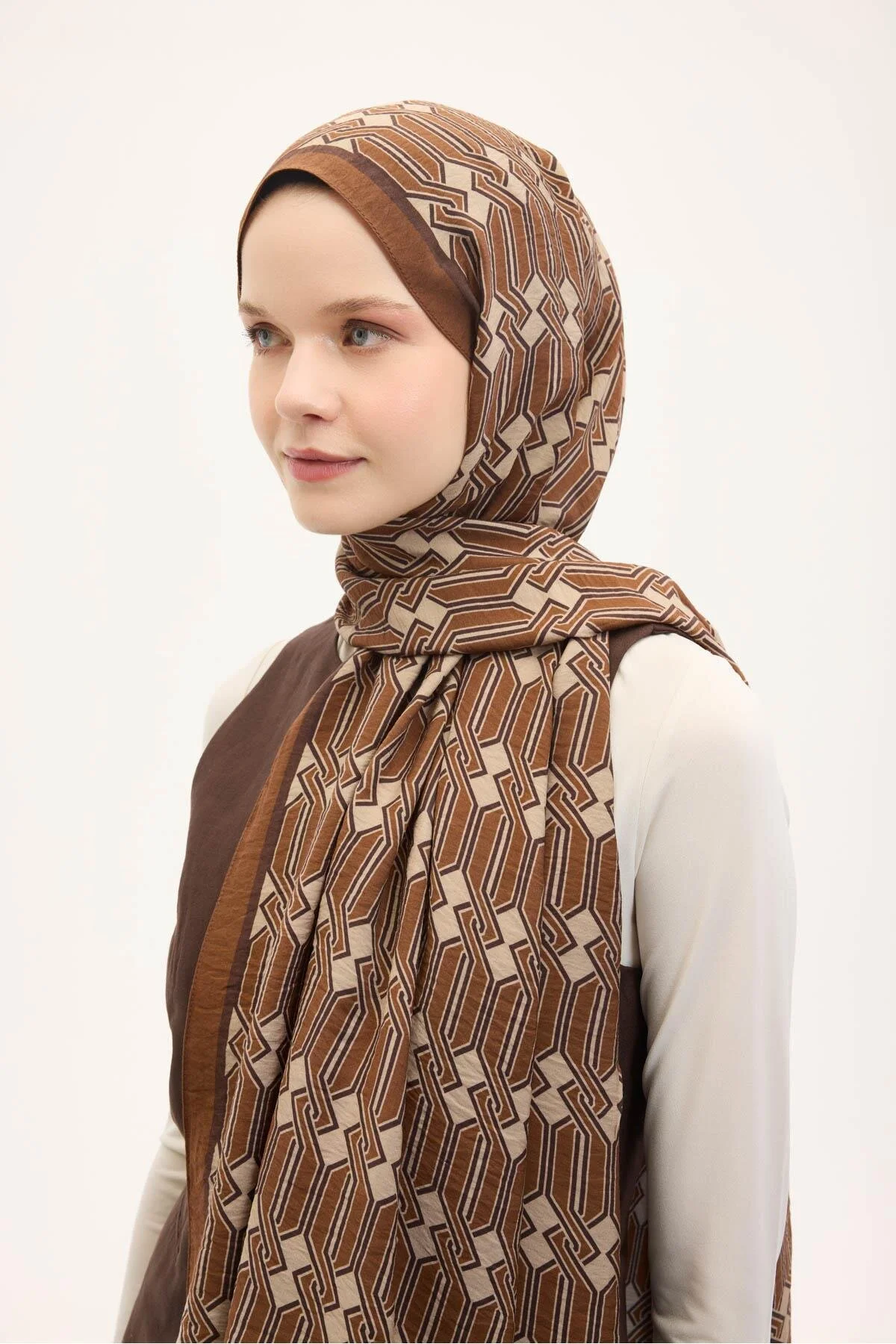 Silk Home Mayda Şal 81022-11 Tarçın
