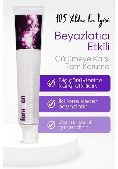 Whitening Beyazlatıcı Büyük Boy Diş Macunu 125 Gr Beyazlatma