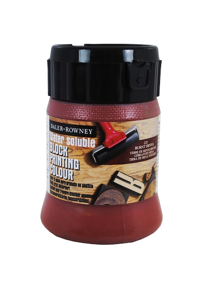 Dr Water Soluble Blockprint Linol Boyası 250Ml 221 Burnt Sienna