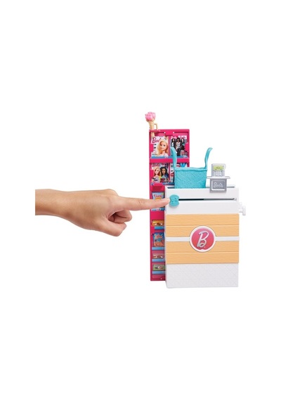 Barbie Süpermarkette Oyun Seti. Alışveriş Sepeti Aksesuarlı Frp01