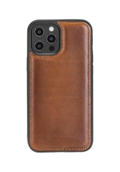 Apple İphone 12 Pro Max Uyumlu Deri Arka Kapak Rst2ef Taba