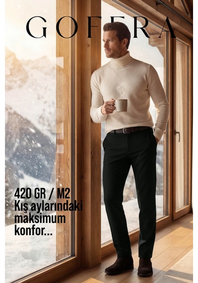 Erkek North Esnek Relaxed Beli Lastikli Jogger Pantolon Haki M702-r0311-06