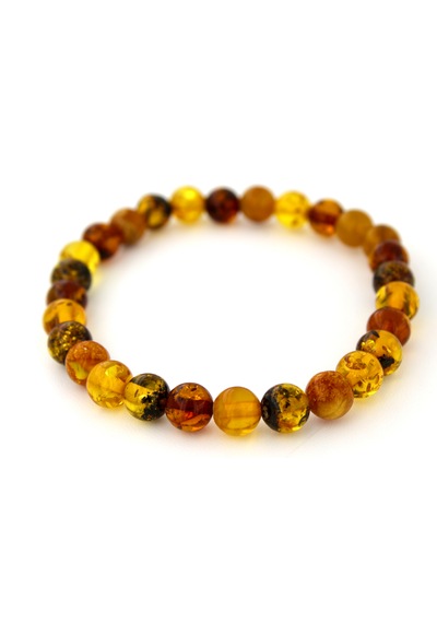 Kehribar Bileklik Kure Tasarım Ambergold Blk23-92 Çok Renkli