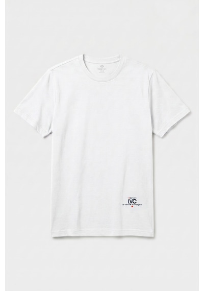 Tommy Life Beyaz Standart Fit Baskılı Kısa Kollu T-shirt - 88440