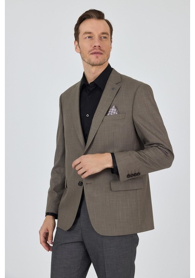 İmza Koyu Vizon Mono Yaka Bez Ayağı Tam Astar Esnek 4 Drop Comfort Fit Classic Ceket 1002250155 Koyu Vizon İmza Koyu Vizon Mono Yaka Bez Ayağı Tam Astar Esnek 4 Drop Comfort Fit Classic Ceket 1002250155 Koyu Vizon