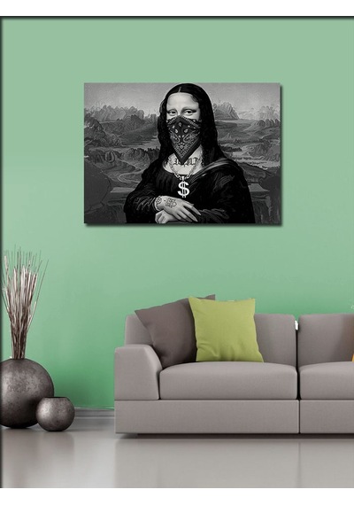 Kanvas Tablo Mona Lisa Ve Para