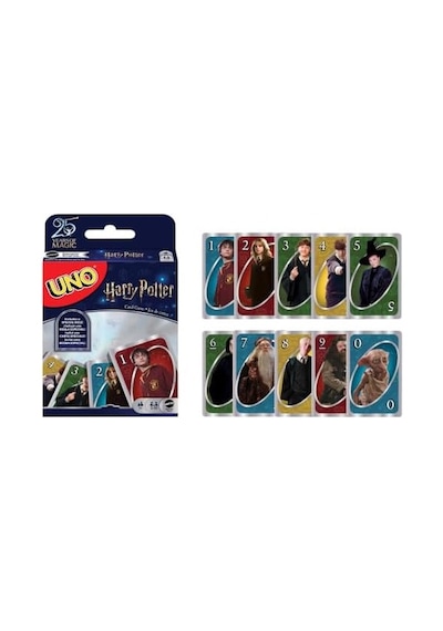 Mattel Games Uno Harry Potter Unoò Harry Potter Kart Oyunu, Film Temalı 112 Kartlık Deste, 7 Yaş Ve Üzeri İçin Fnc42