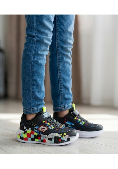 Prokids Minecraft Temalı Siyah Erkek Çocuk Spor Ayakkabı Cırt Cırtlı Günlük Kaliteli Şık Sneaker Prokids Minecraft Temalı Siyah Erkek Çocuk Spor Ayakkabı Cırt Cırtlı Günlük Kaliteli Şık Sneaker