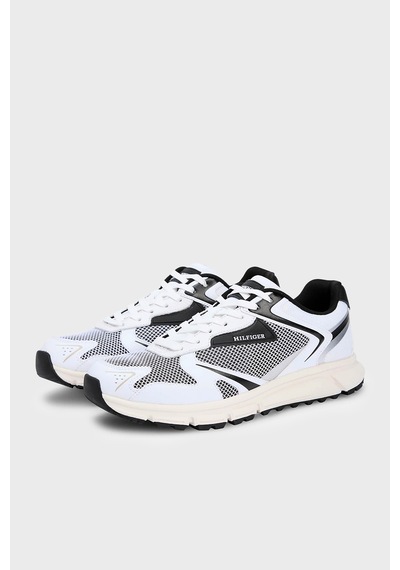 Tommy Hilfiger Logolu Sneaker Ayakkabı Erkek Ayakkabı Fm0fm05833 Bds Siyah