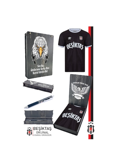 Beşiktaş Orijinal Lisanslı Nostalji Siyah Çocuk Forma + Tükenmez Hybrit Kalem Set Hediyelik Ahşap Kutulu Siyah - Gri Beşiktaş Orijinal Lisanslı Nostalji Siyah Çocuk Forma + Tükenmez Hybrit Kalem Set Hediyelik Ahşap Kutulu Siyah - Gri
