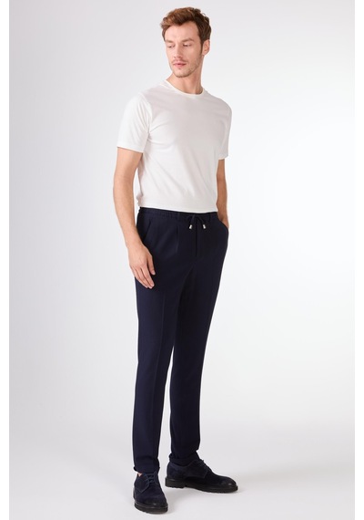 Dufy Pileli Jogger Pantolon Lacivert