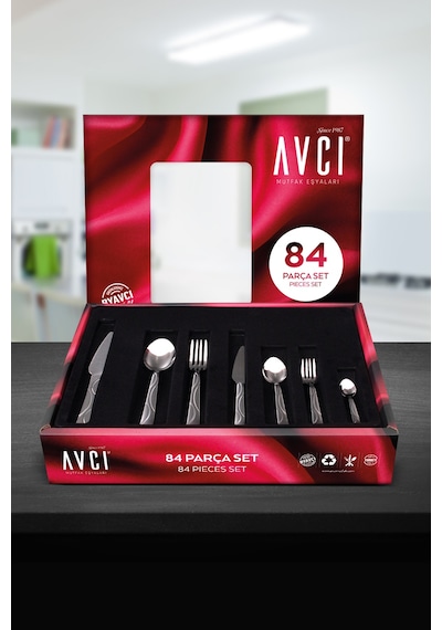 Ay Işığı 84 Parça Çatal Kaşık Bıçak Takımı