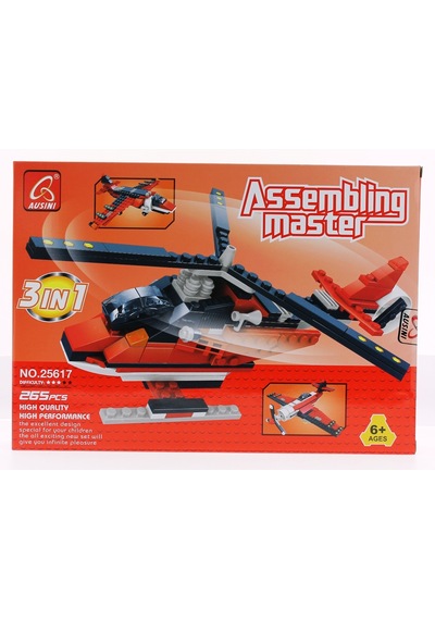 Ausini Assembling Master 3 İn 1 265 Parça Hava Araçları Seti
