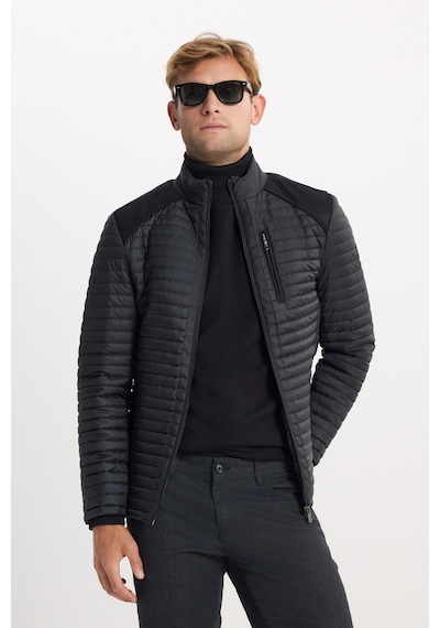 AC&Co / Altınyıldız Classics Erkek Sıyah Standart Fit Normal Kesim Kapitone Desenli Dik Yaka Fermuarlı Yan Cep Şişme Mont Siyah AC&Co / Altınyıldız Classics Erkek Sıyah Standart Fit Normal Kesim Kapitone Desenli Dik Yaka Fermuarlı Yan Cep Şişme Mont Siyah