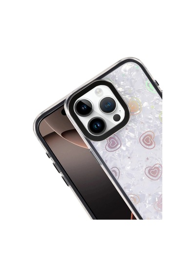 Apple iPhone Uyumlu, 15 Pro Lumi Desenli Kapak - Siyah