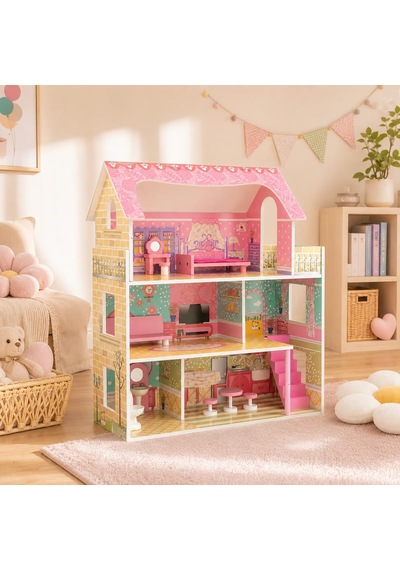 Vardem 10 Parça Ahşap Ev Seti, 70,2 X 60,5 X 24 Cm Mobilyalı Oyuncak Ev, Aksesuarlı Çocuk Evcilik Seti, Ahşap Bebek Evi Ve Rol Yapma Oyuncağı Tx1055 Abanoz - Beyaz Vardem 10 Parça Ahşap Ev Seti, 70,2 X 60,5 X 24 Cm Mobilyalı Oyuncak Ev, Aksesuarlı Çocuk Evcilik Seti, Ahşap Bebek Evi Ve Rol Yapma Oyuncağı Tx1055 Abanoz - Beyaz
