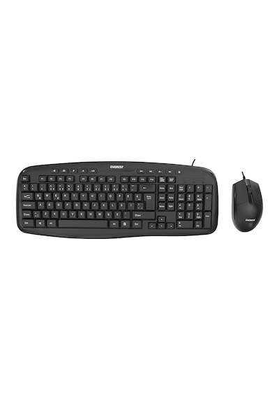 Everest Usb Q Siyah Multimedya Klavye - Mouse Set Un-795