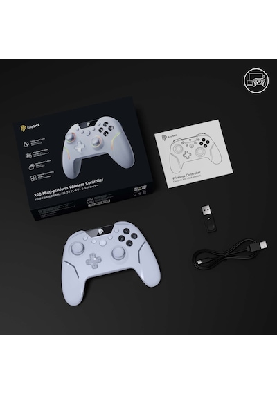 Easysmx X20 - Kablosuz Gamepad - Hall Stick - Rgb - 1000hz -gyro