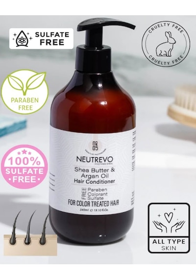 Neutrevo Professional No:5 Argan Serisi İpeksi Parlaklık Saç Bakım Kremi 540 Ml