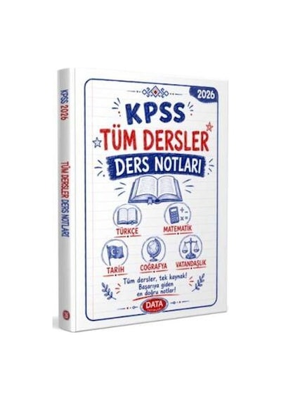 Kpss Gy Gk Tüm Dersler Ders Notları 2026 - Data