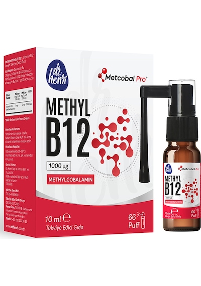 Dr. Henri Methyl B12 içeren Takviye Edici Gıda 10 ML
