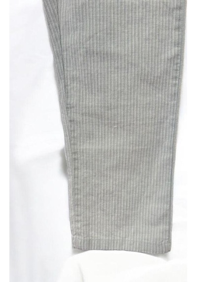 Nanica Kids Erkek Çocuk Keten Çizgili Beli Lastikli Pantolon-14071-grı Gri
