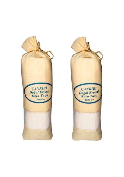 Çankırı Doğal Kristal Kaya Tuzu İnce 2 x 1 KG