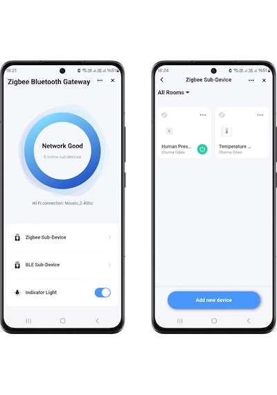 Zigbee + Bluetooth Gateway Tuya, Smart Life Uyumlu