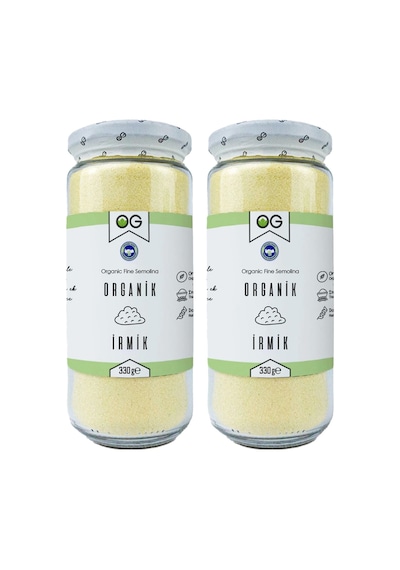 OG natural 2'li Organik İrmik 330 G
