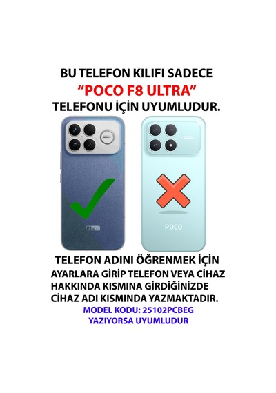 Poco F8 Ultra Uyumlu Mantık Ve Duygu Temalı Baskılı Silikon Kılıf