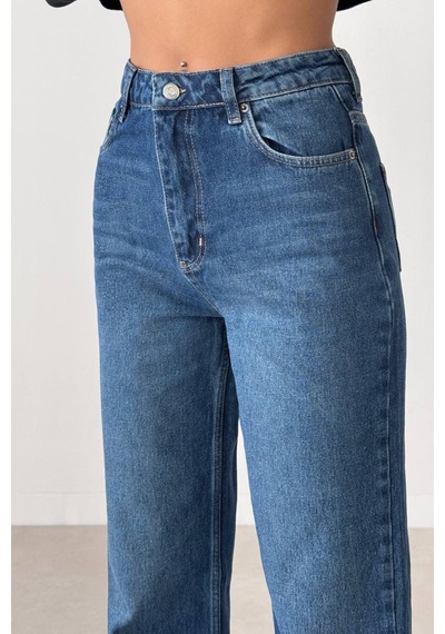 Lacarino 7714 W.leg Kadın Jean Pantolon Dark Blue