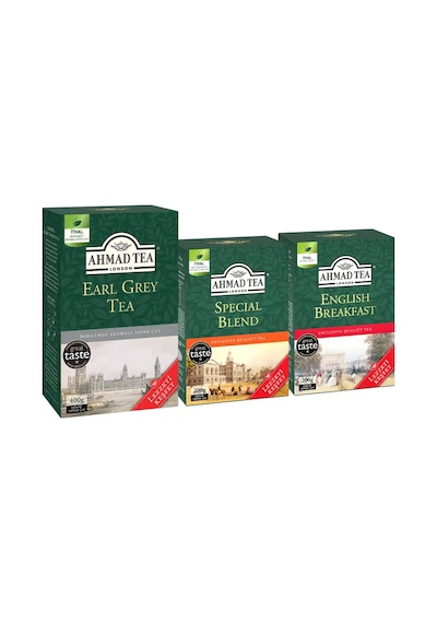 Ahmad Tea Avantaj Paketi 3 Lü Dökme Çay Earl Grey 400 Gr + Special Blend 200 Gr + 200 Gr Ceylon
