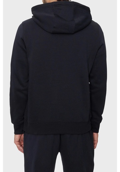 Tommy Hilfiger Hılfıger Chest Insert Hoody Erkek Mavi Kazak - Mw0mw37361