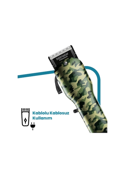 Goldmaster Army GM-8181 Şarjlı Saç Ve Sakal Şekillendirme Makinesi