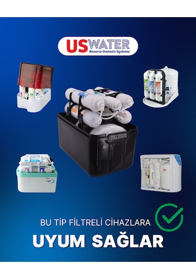 Tüm Kapalı Kasa Su Arıtma Cihazlarına Uyumlu 5'li Filtre Seti