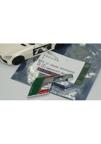 Dk Jaguar R Bagaj Krom Metal Logo Amblem 3m 3d