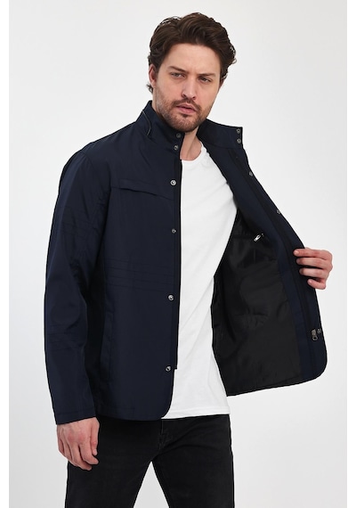 Sivaist Erkek Lacivert Regular Uzun Mevsimlik Pamuk Polyester Karışımlı Safari Mont - Lacivert Sivaist Erkek Lacivert Regular Uzun Mevsimlik Pamuk Polyester Karışımlı Safari Mont - Lacivert