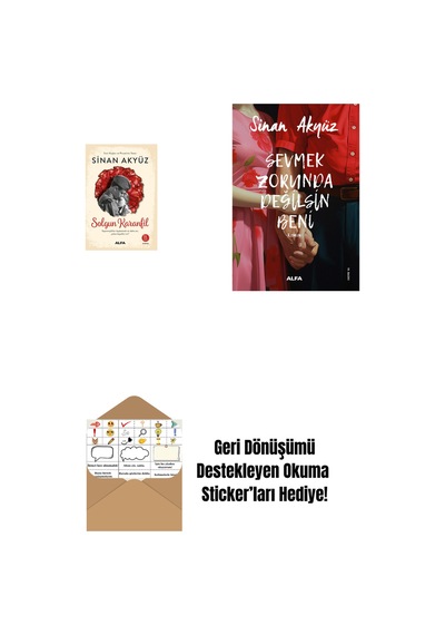 Solgun Karanfil + Sevmek Zorunda Değilsin Beni + Okuma Sticker'ları