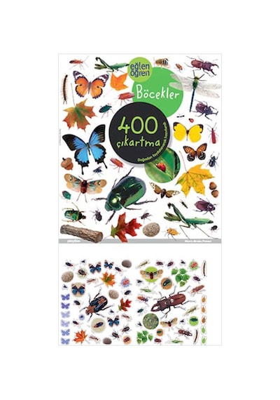 Eğlen Öğren Böcekler 400 Çıkartma- Dstil Tasarım