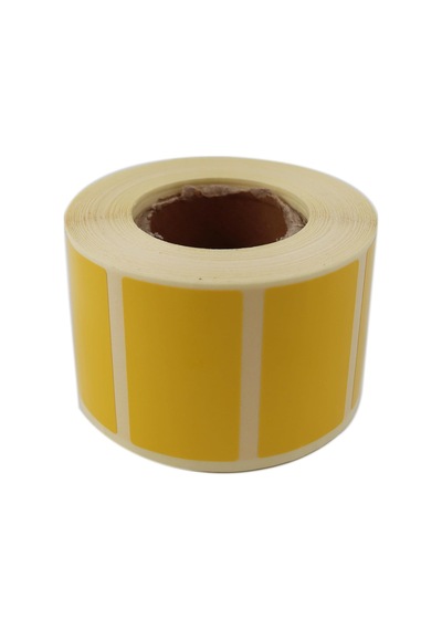 Al Hızlı Al Kuşe Sarı Renk Baskılı Etiket 50mm X 30mm Ölçülerinde 1000 Adet 40mm Çapında Kendinden Yapışkan Diğer
